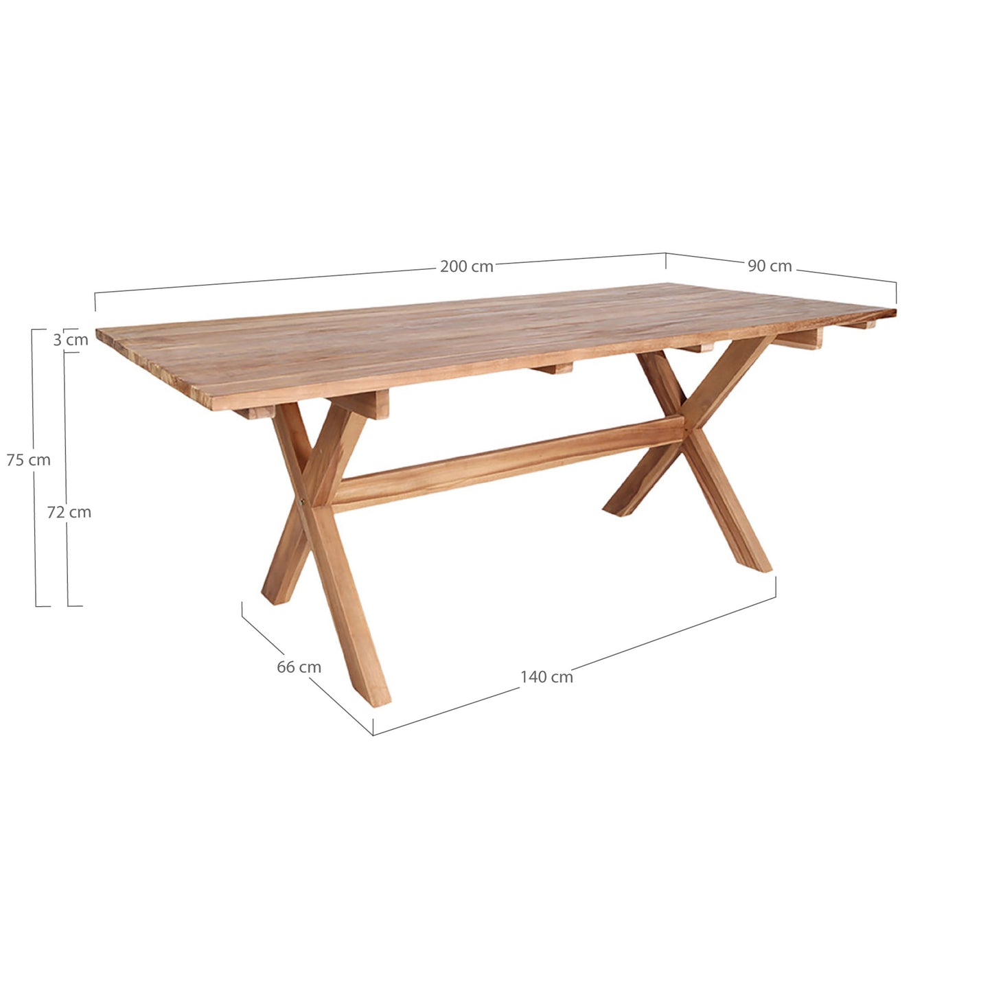 Murcia Dining Table - Teak